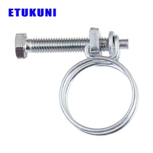 wire hose clamps Hose Clamp wire hose clamps wire hose clips stainless steel saddle clamp double wire hose clamp adjustable metal worm duct clamps