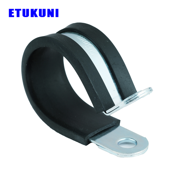 Hose Clamp rubber clamp rubber hose clamp rubber pipe clamp rubber sleeve clamp stainless steel pipe clamp with rubber grommet