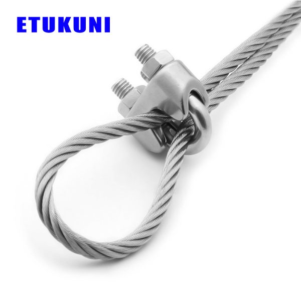 Hose Clamp locking clamp wire rope clips steel cable clamps wire rope sling clamp Wire rope locking clamp