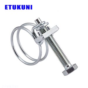 wire hose clamps Hose Clamp wire hose clamps wire hose clips stainless steel saddle clamp double wire hose clamp adjustable metal worm duct clamps