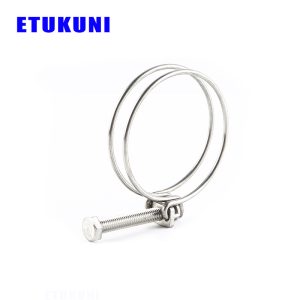 wire hose clamps Hose Clamp wire hose clamps wire hose clips stainless steel saddle clamp double wire hose clamp adjustable metal worm duct clamps